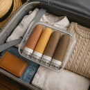 Kit 4 Frascos de Silicone Para Viagem | Anti-Vazamento